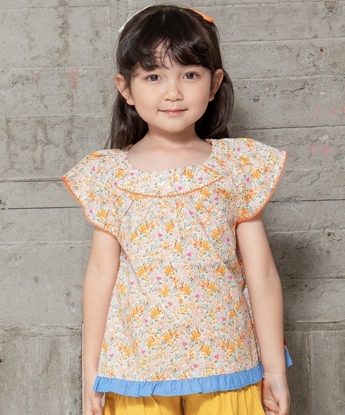りょくみフレンズ半袖Tシャツ Lサイズ ピンク ＆ ブルー Mサイズ 2枚セット miniministore 半袖Tシャツレディース 夏 ロゴ 韓国風