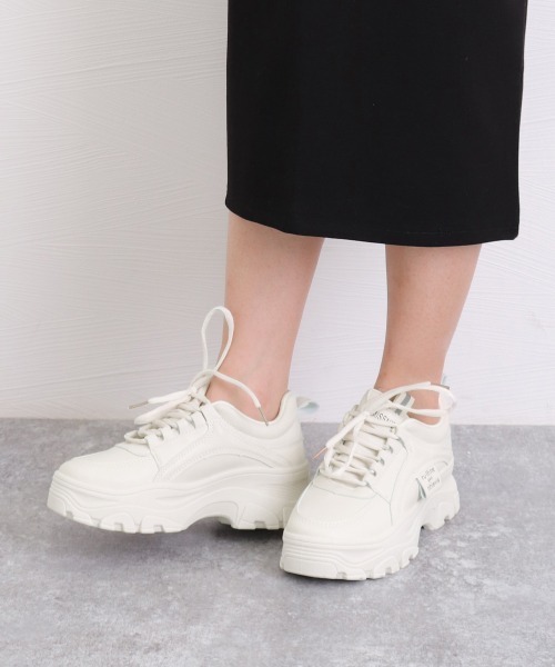 【値下げ交渉応じます】ホワイト 厚底スニーカー Mサイズ 豪華おまけ付き miniministore スニーカー 厚底スニーカー レディース