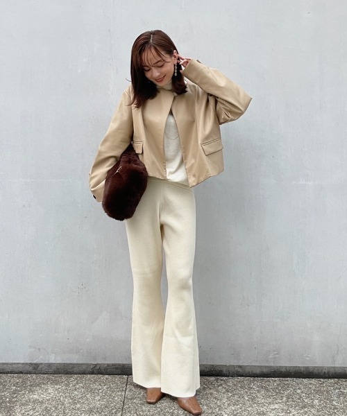 anuans」 ジャケット FREE ベージュ レディース : 81240839 : ZOZOTOWN  