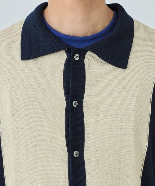 Name. セーター ニット ALL BLUES BUTTON UP SWEATER メンズ 