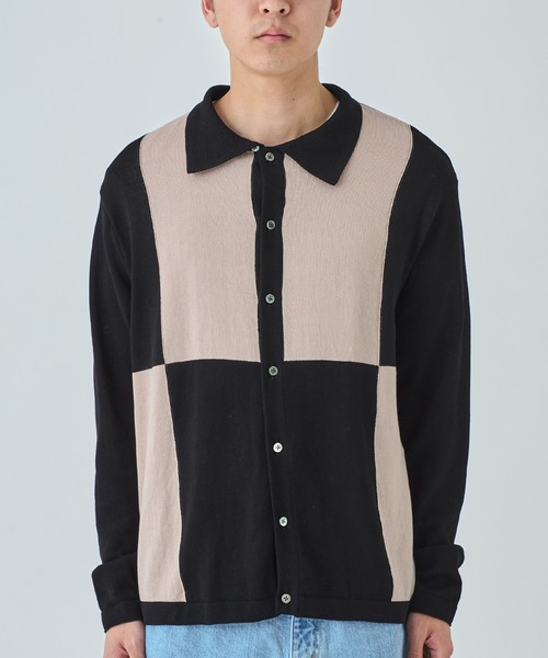 Name.（ネーム） セーター ニット 「Name.」ALL BLUES BUTTON UP 