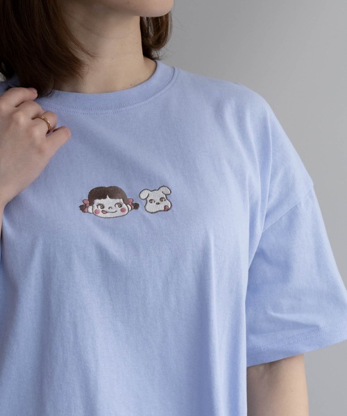 tシャツ PEKO ワンポイント刺繍Tシャツ レディース : ZOZOTOWN