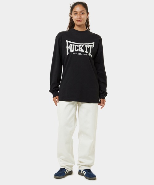 ◆HUF◆Throwing Hands 長袖 Tシャツ 送料込 HUF tシャツ THROWING HANDS LS TEE / ハフ ロングスリーブT