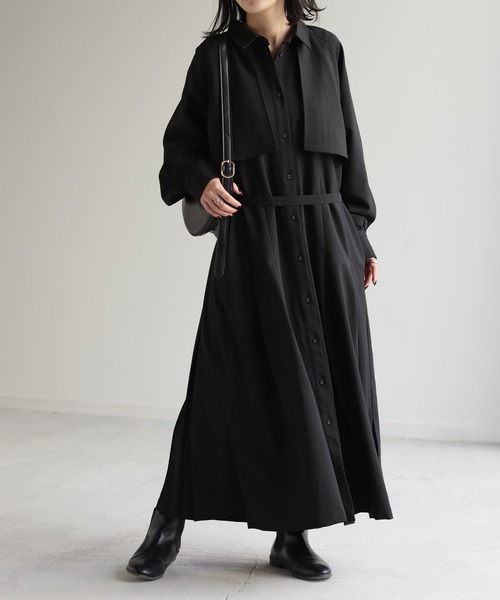 HUG.U ワンピース トレンチ風ワンピース : ZOZOTOWN Yahoo!店 - 通販