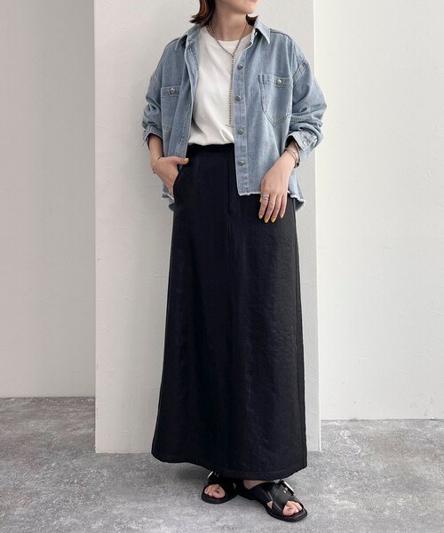 未使用　完売品　フレディ&グロスター　デニムクロップドシャツ デニムクロップドシャツ | FREDY & GLOSTER(フレディ アンド
