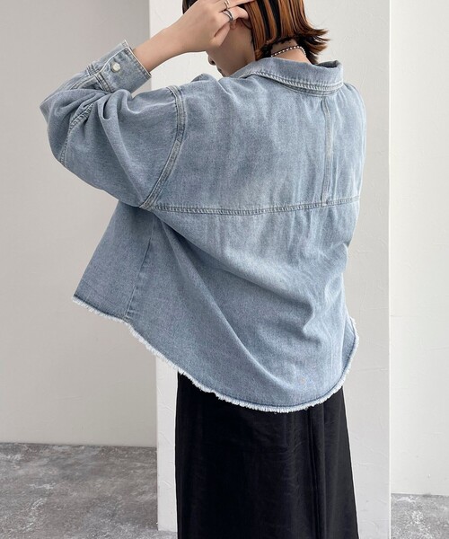 未使用　完売品　フレディ&グロスター　デニムクロップドシャツ デニムクロップドシャツ | FREDY & GLOSTER(フレディ アンド