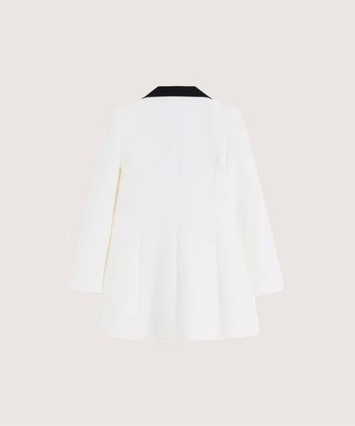 LA POMME petit リボンジャケット　テーラードジャケット Dot Lace Ribbon Jacket ドットレースリボンジャケット
