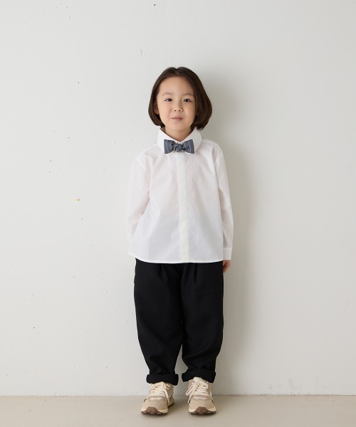 riziere（リジェール） 蝶ネクタイ ストライプ柄蝶ネクタイ（ボタン