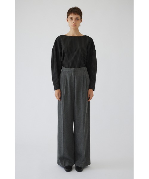 RIM.ARK スラックス パンツ Move belt tuck PT ムーブベルトタック