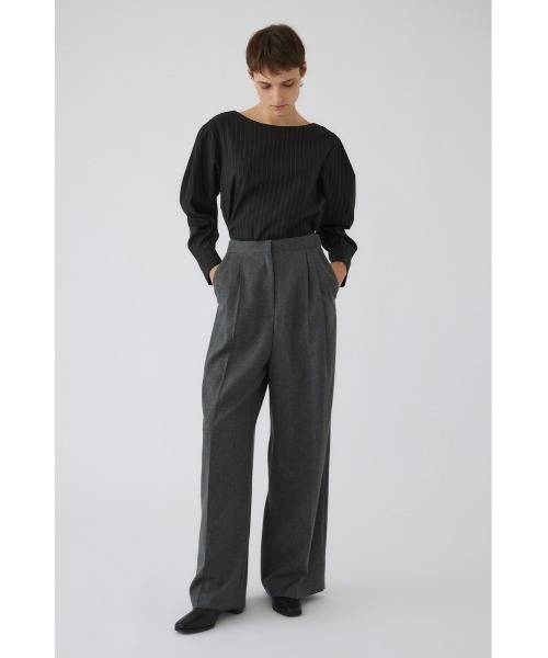 RIM.ARK スラックス パンツ Move belt tuck PT ムーブベルトタック