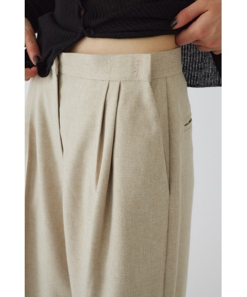 RIM.ARK スラックス パンツ Move belt tuck PT ムーブベルトタック