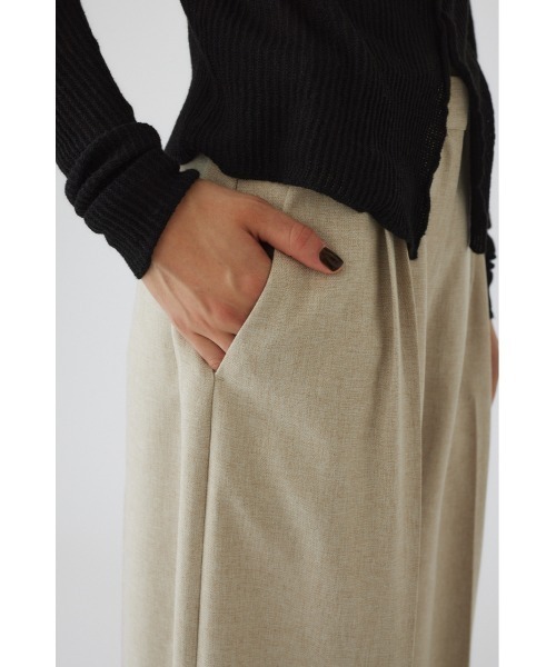 RIM.ARK スラックス パンツ Move belt tuck PT ムーブベルトタック