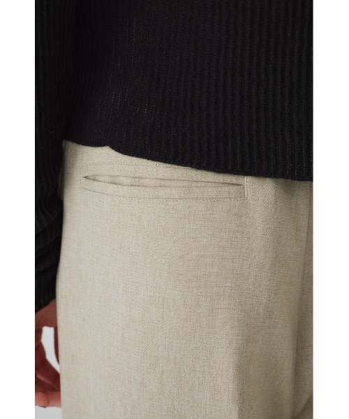 RIM.ARK スラックス パンツ Move belt tuck PT ムーブベルトタック