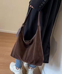 【新品】ショルダーバッグ　スエード　モロッコ MNNG｜ウルトラスエード ミニ マロン ショルダーバッグ mr2-us