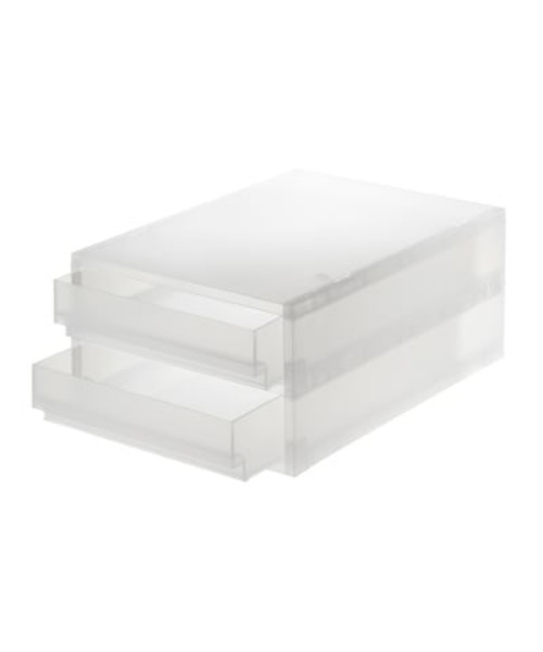 無印良品（MUJI） 収納 ポリプロピレン 小物収納ケース 引出2段 約幅