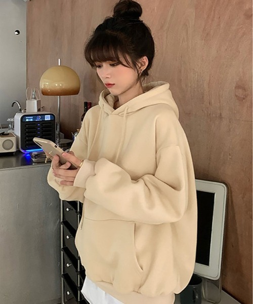 パーカー シンプル スウェット フーディー レディース : ZOZOTOWN