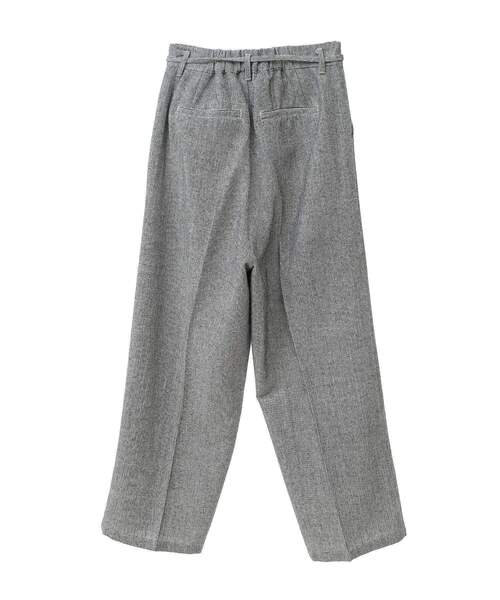 ELENCARE DUE パンツ ツイードカーブパンツ レディース : ZOZOTOWN