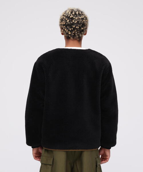 AVIREXカーディガン 厚手 AVIREX カーディガン 「WEB＆DEPOT限定」BOA CARDIGAN '24