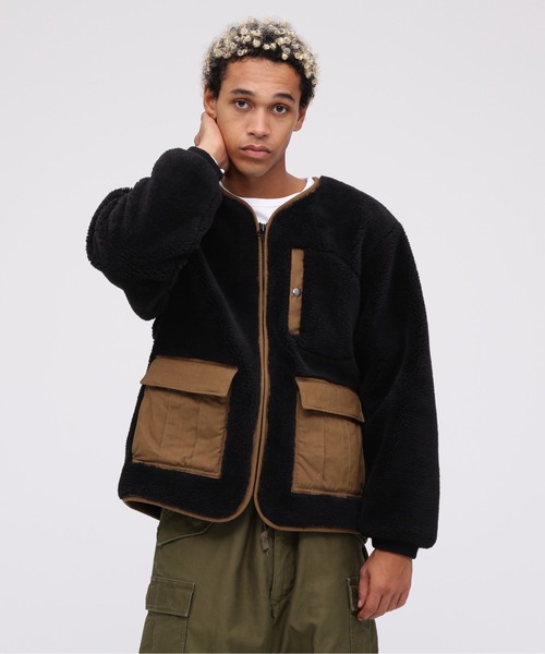 w*a様 blackmeans BORO ハンドポケット付き カーディガン w*a様 blackmeans BORO ハンドポケット付き カーディガン w*a様