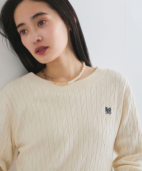 【新色追加/追加生産分入荷】VIS Tシャツニットプルオーバー≪手洗い可能≫ セール】〈手洗い可能〉ダブル シアー ニット プルオーバー