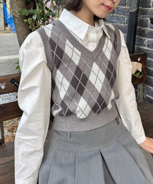 AGOST ベスト　ジレ Achic ベスト ジレ レースベスト レディース : ZOZOTOWN Yahoo