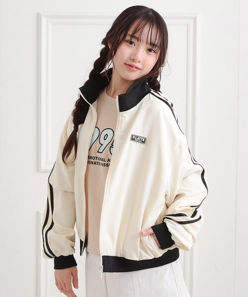kyoko★今季新作 ピンクラテ★トラックジャケット 150 PINK-latte（ピンクラテ） ブルゾン アウター トラックジャケット