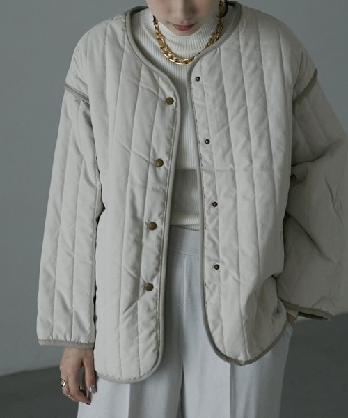 「etoll.」 ジャケット M ブラック レディース_画像6