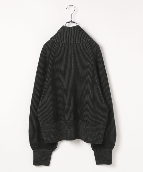 「LEPSIM」 ニットカーディガン FREE ブルー レディース_画像2