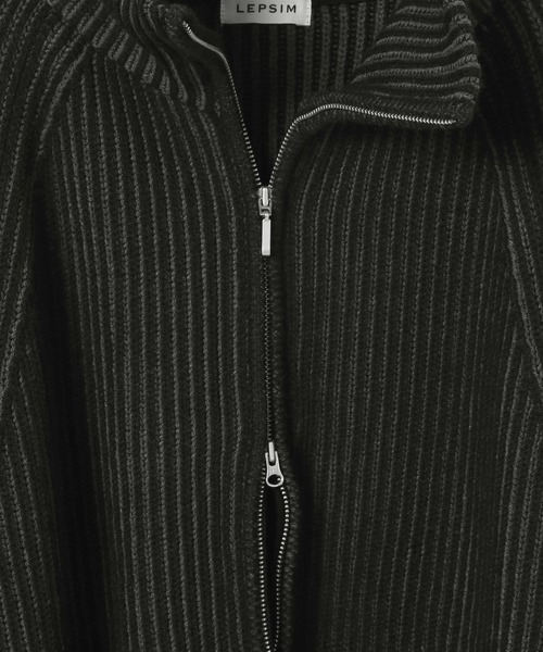 「LEPSIM」 ニットカーディガン FREE ブルー レディース_画像7