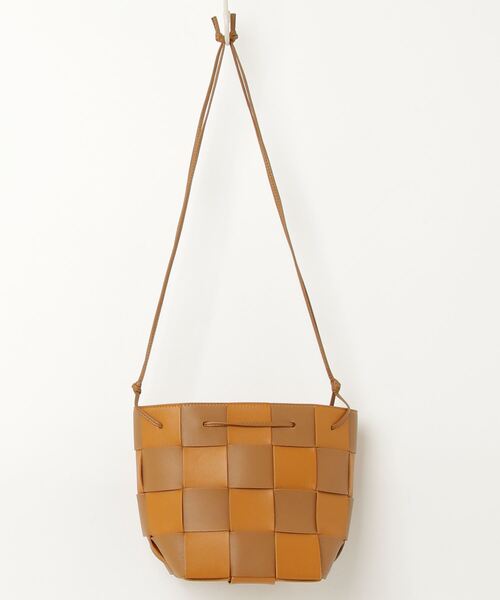 Bottega Veneta ブラウンショルダーバッグ ボッテガヴェネタ BOTTEGA VENETA ショルダーバッグ レザー