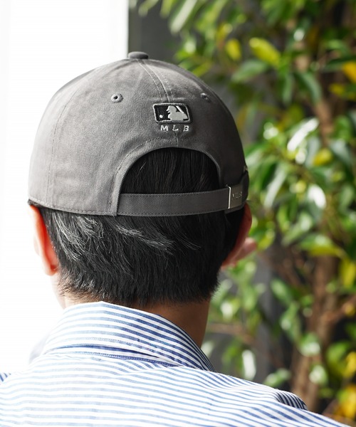 【日本未発売⭐︎韓国限定】 MLB KOREA/キャップ 帽子　ダークグレー MLB キャップ 帽子 「日本未発売/WEB限定」MLB Korea(エム