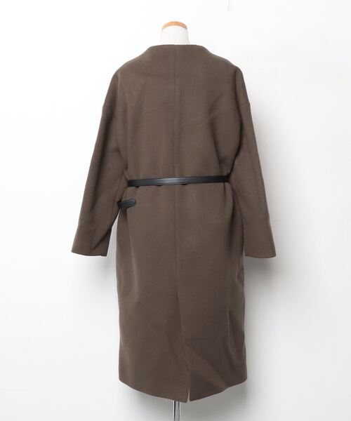 ELENDEEK（エレンディーク） ステンカラーコート 02 カーキ レディース