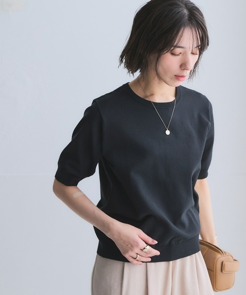 ニッセン（nissen） サマーニット ニット セーター 「T-KNIT」綿混