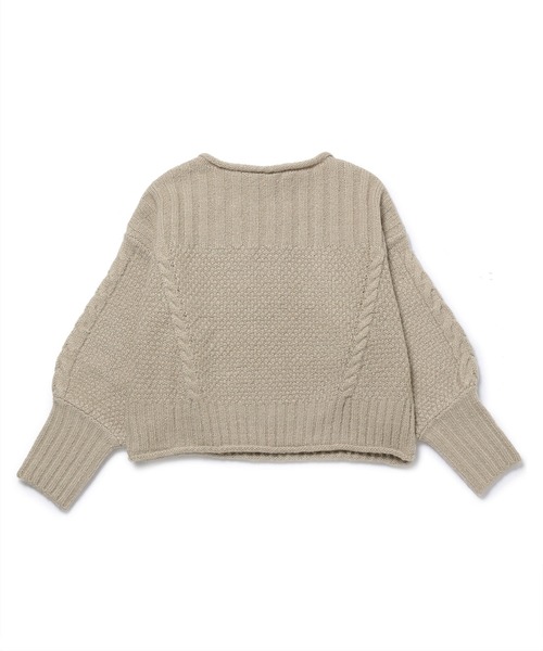 「Adam et Rope' Le Magasin」 長袖ニット FREE キナリ レディース_画像6