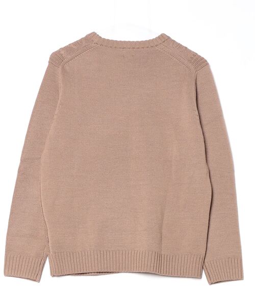 EDIFICE（エディフィス） 長袖ニット MEDIUM ブラウン メンズ