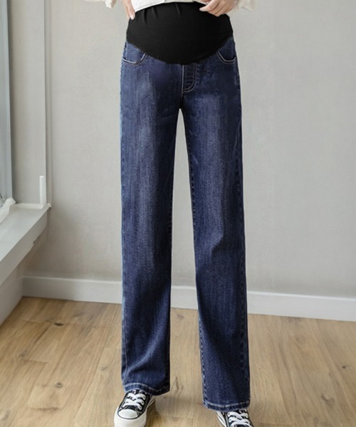 [Miniministore] Denim брюки M темно-синий женский 