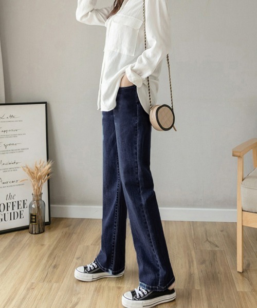 [Miniministore] Denim брюки M темно-синий женский 