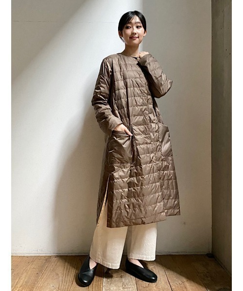 Plantation（プランテーション） ダウンコート M size ベージュ