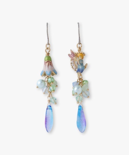 【ANNA SUI】即対応 妖精とスノードロップモチーフ ピアス ANNA SUI ピアス 妖精とスノードロップモチーフ レディース