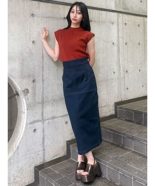 MURUA（ムルーア） デニムスカート マルチウェイZIPデニムスカート