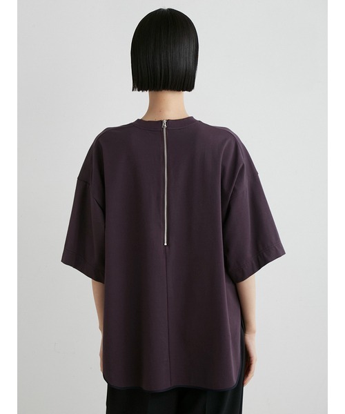 MIESROHE（ミースロエ） tシャツ サテン切り替えカットソートップス