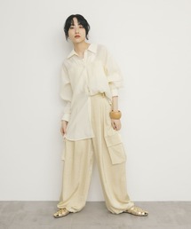 ブラウス シャツ シアーロングシャツ レディース｜ZOZOTOWN Yahoo!店