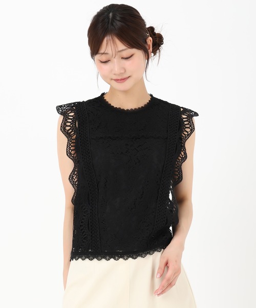 ブラウス シャツ 2025春夏新作 襟レースブラウス レディース MISCH MASCH ブラウス シャツ 2025春夏新作 襟レースブラウス