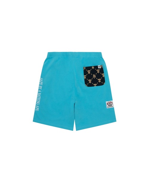 BATHING APE エイプ　スウェットパンツ　ジャージ　短パン　ハーパン A BATHING APE☆【 BAPE X DSMG 】スウェット ハーフパンツ (A