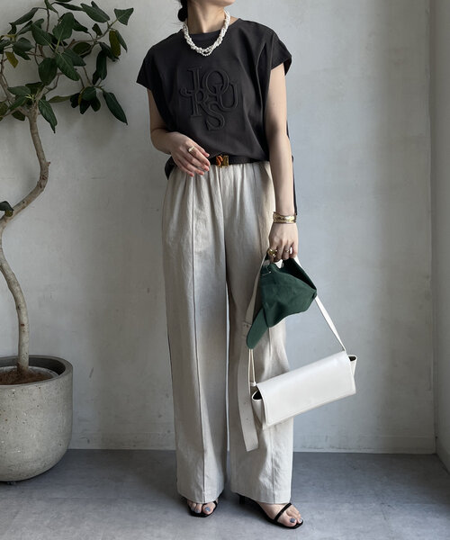 DouDou tシャツ エンボスバックジップTEE レディース : ZOZOTOWN