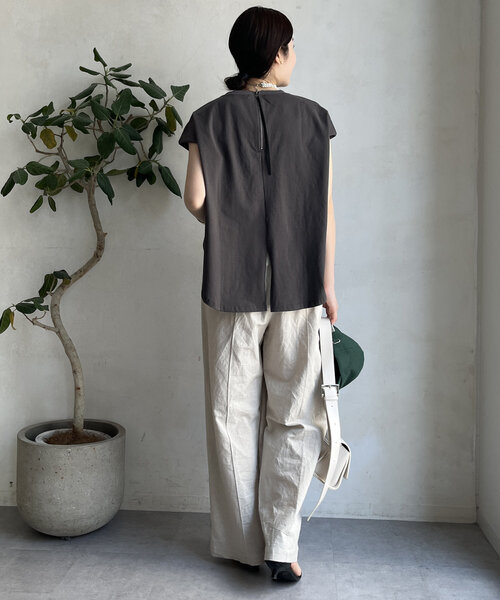 DouDou tシャツ エンボスバックジップTEE レディース : ZOZOTOWN