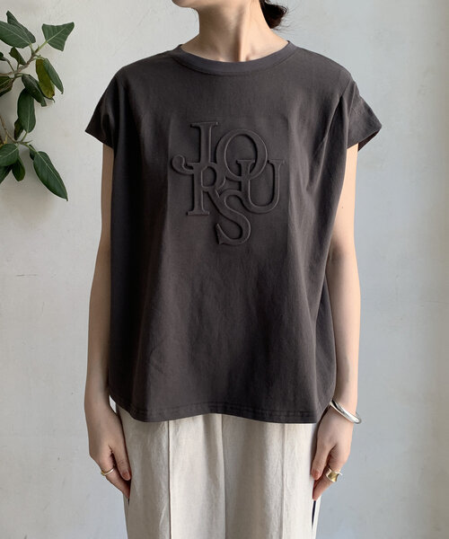 DouDouエンボスバックジップTEE DouDou tシャツ エンボスバックジップTEE レディース : ZOZOTOWN