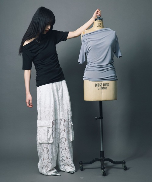 パンツ ledtokyo Pleats half pants ledtokyo Pleats half pants