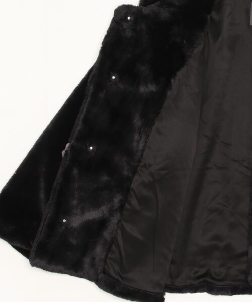 「mmts」 ファーコート ONE SIZE ブラック レディース_画像3