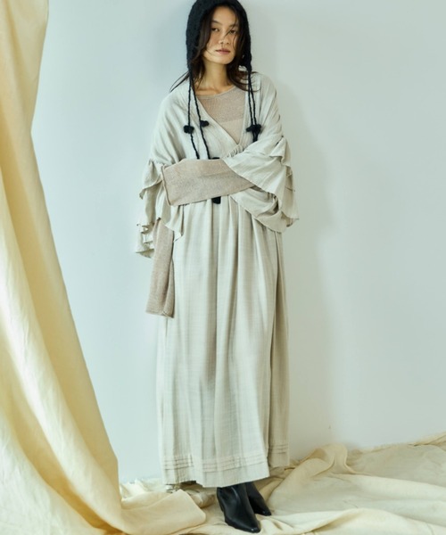 Libra Cue ワンピース 2wayカフタンワンピース : ZOZOTOWN Yahoo